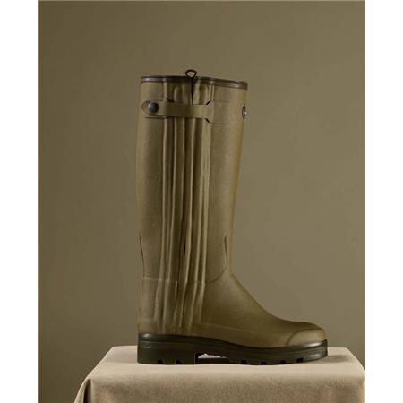 MEN'S HUNTER BOOTS LINED WITH NEOPRENE - VIERZON GREEN LE CHAMEAU DOUBLÉES DE NÉOPRÈNE - VERT VIERZON