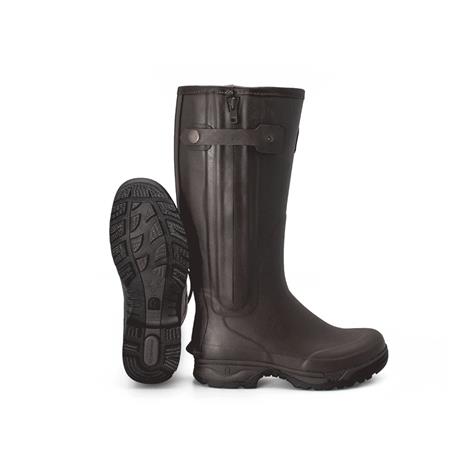 MEN'S HUNTING BOOTS - BROWN ROUCHETTE VENEUR NEO ZIP - MARRON