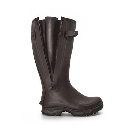 MEN'S HUNTING BOOTS - BROWN ROUCHETTE VENEUR NEO ZIP - MARRON