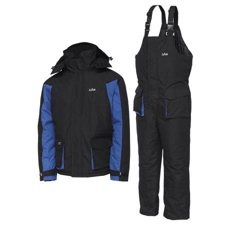 Men's Jacket And Dungarees Set Dam O.T.T. Thermal Suit - Noir/Bleu