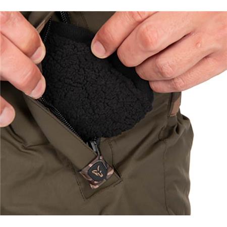 MEN'S JACKET AND DUNGAREES SET FOX KHAKI / CAMO WINTERSUIT