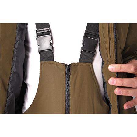 MEN'S JACKET AND DUNGAREES SET SPRO THERMAL SUIT - KAKI