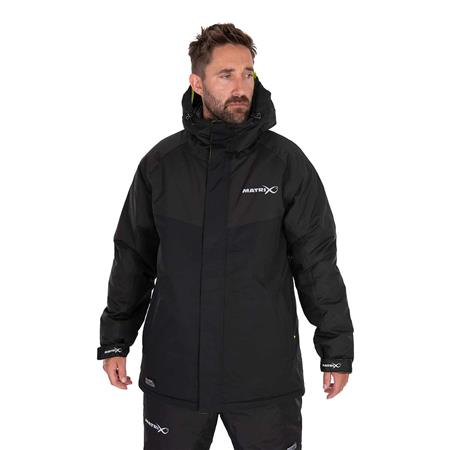 MEN'S JACKET AND OVERALLS SET - BLACK FOX MATRIX THERMA FOIL WINTER SUIT - NOIR