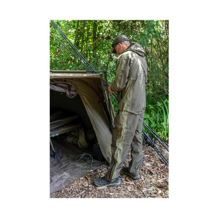 MEN'S JACKET AVID CARP HYDRO-FORCE 20K PRO FULL-ZIP JACKET - KHAKI