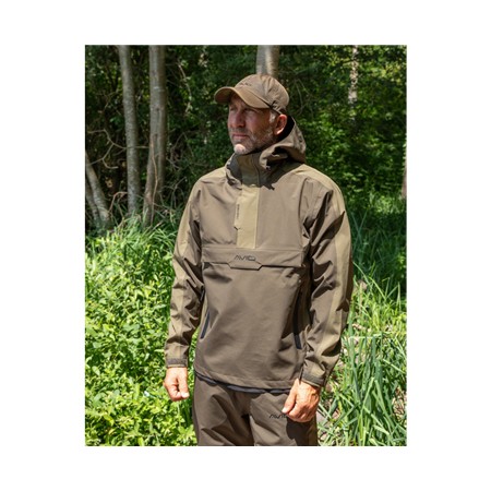 MEN'S JACKET AVID CARP HYDRO FORCE 20K PRO PULLOVER JACKET - KHAKI