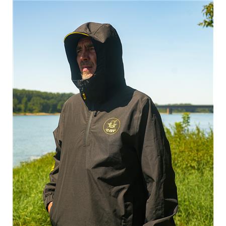 MEN'S JACKET - BLACK BLACK CAT WATERPROOF SMOCK - NOIR