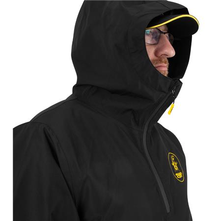 MEN'S JACKET - BLACK BLACK CAT WATERPROOF SMOCK - NOIR