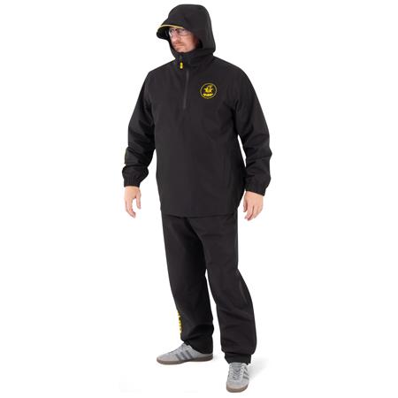 MEN'S JACKET - BLACK BLACK CAT WATERPROOF SMOCK - NOIR