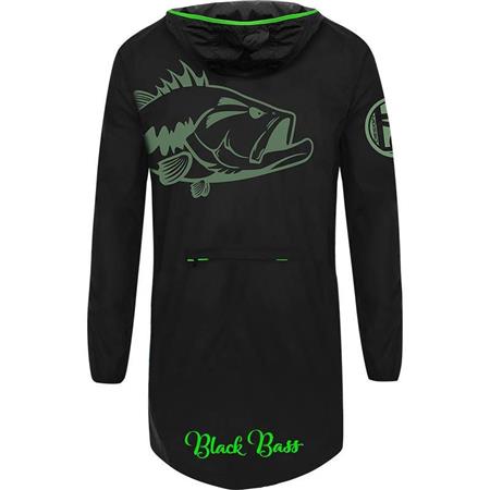 MEN'S JACKET - BLACK HOT SPOT DESIGN K-WAY BASS MANIA 2.5CM