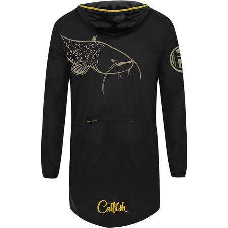 MEN'S JACKET - BLACK HOT SPOT DESIGN K-WAY CATFISHING MANIA 2.5CM