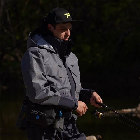 MEN'S JACKET FINNTRAIL WATERPROOF COASTER - GREY