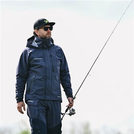 MEN'S JACKET FINNTRAIL WATERPROOF EXCALIBUR - DARK GREY