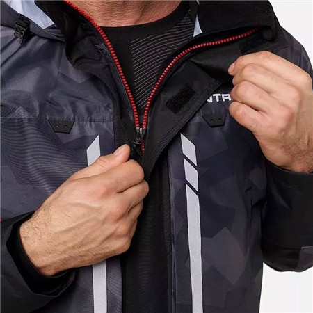 MEN'S JACKET FINNTRAIL WATERPROOF GREENWOOD - CAMO SHADOW BLACK