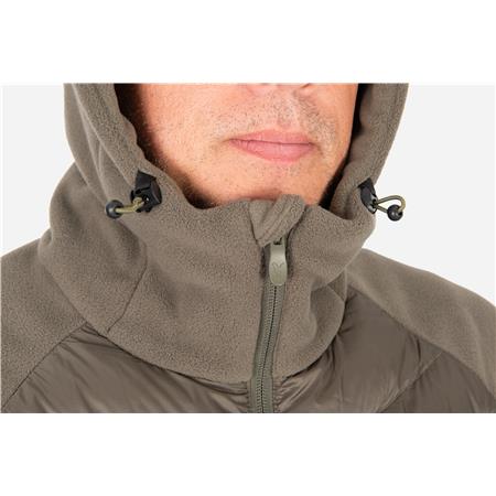 MEN'S JACKET FOX EXPLORER FLEECE HOODED JACKET - GREEN