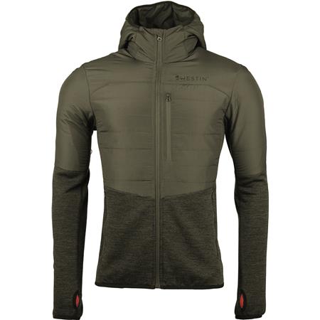 MEN'S JACKET - GREEN WESTIN THERMO KNIT JACKET - VERT