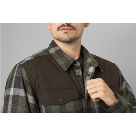 MEN'S JACKET HARKILA ASMUND INSULATED WOOL SHIRT