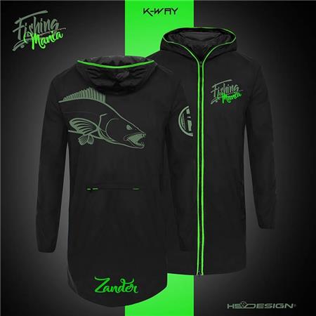 MEN'S JACKET HOT SPOT DESIGN K-WAY ZANDER MANIA 2.5CM