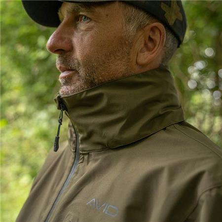 MEN'S JACKET - KHAKI AVID CARP HYDRO- FORCE 20K - KAKI