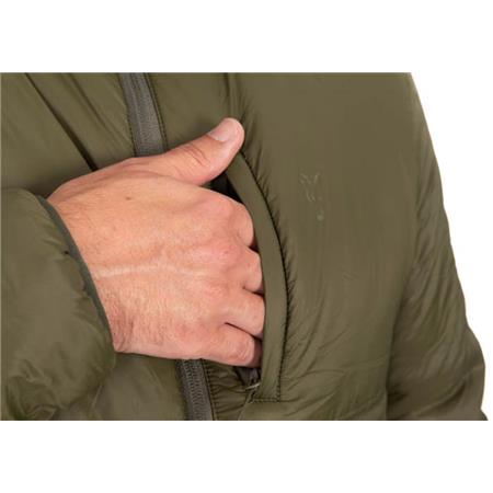 MEN'S JACKET - KHAKI FOX QUILTED 100 JACKET - KAKI