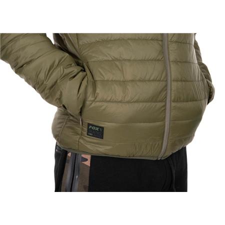 MEN'S JACKET - KHAKI FOX QUILTED 100 JACKET - KAKI