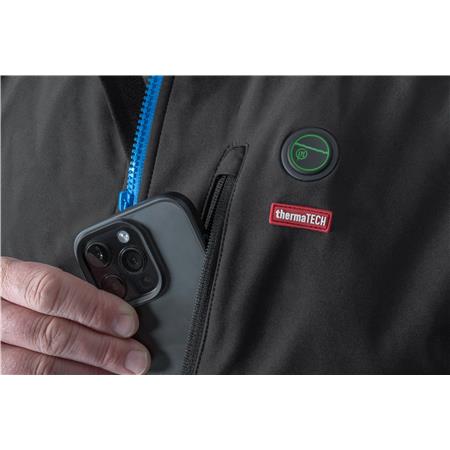 MEN'S JACKET PRESTON INNOVATIONS THERMATECH HEATED SOFTSHELL - NOIR