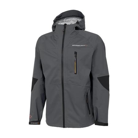 Men's Jacket Savage Gear Sg8 Salvage Shell Jacket - Gris/Noir