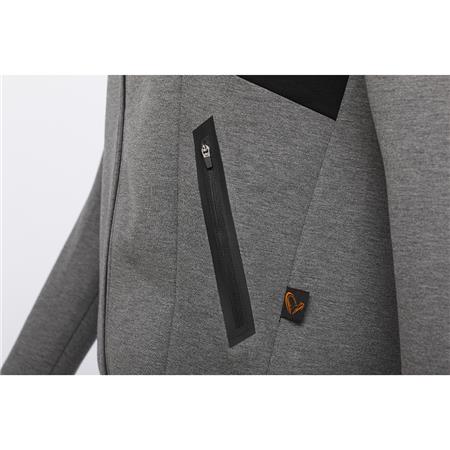 MEN'S JACKET SAVAGE GEAR TEC-FOAM ZIP HOODIE - GRIS