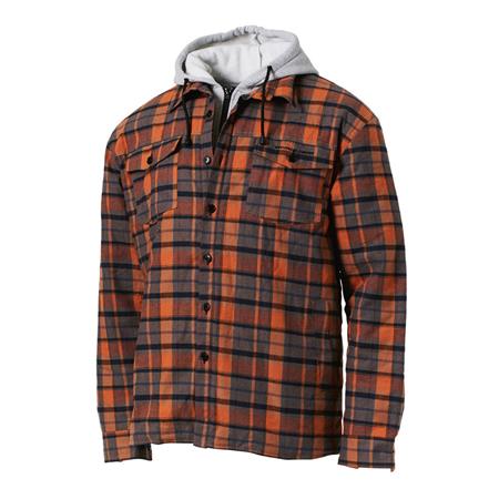 Men's Jacket Savage Gear Twin Shirt Jacket - Orange/Gris