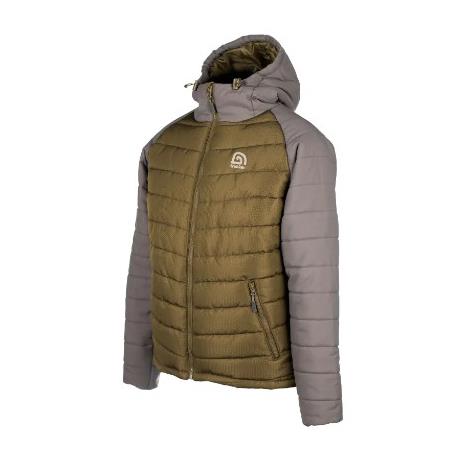 MEN'S JACKET TRAKKER HEXATHERMIC JACKET - VERT/GRIS