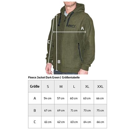 MEN'S JACKET ZECK FLEECE JACKET - VERT
