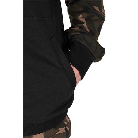 MEN'S JUMPER FOX LW BLACK / CAMO QTR ZIP - NOIR/CAMO