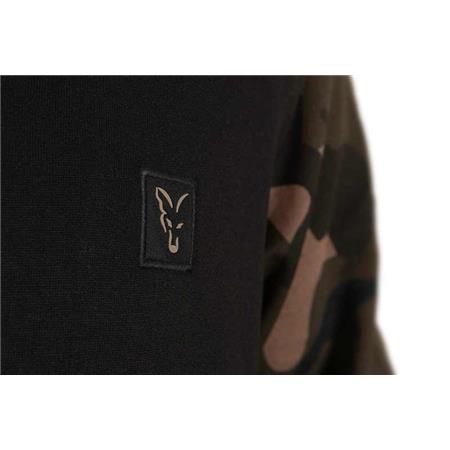 MEN'S JUMPER FOX LW BLACK / CAMO QTR ZIP - NOIR/CAMO