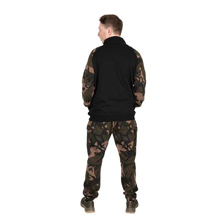 MEN'S JUMPER FOX LW BLACK / CAMO QTR ZIP - NOIR/CAMO