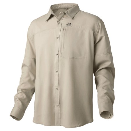 Men's Long-Sleeve Shirt Geoff Anderson Ezmar Light L/S - Khaki