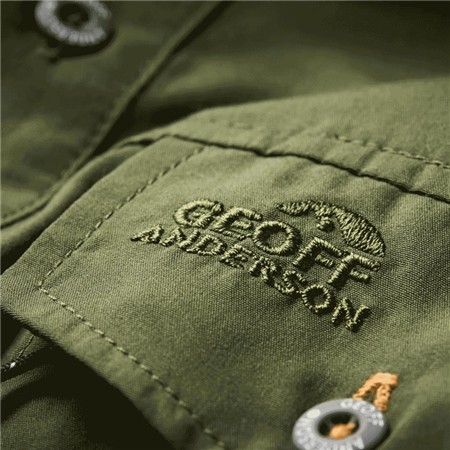 MEN'S LONG SLEEVE SHIRT GEOFF ANDERSON EZMAR MIDWEIGHT SOFT - GREEN