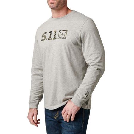 MEN'S LONG SLEEVE T-SHIRT 5.11 CAMO LOGO FILL LS