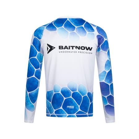MEN'S LONG-SLEEVE T-SHIRT BAITNOW COMPETITION T-SHIRT - WHITE