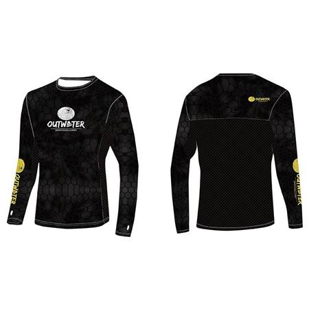 MEN'S LONG-SLEEVE T-SHIRT OUTWATER SPREKS BLACK SNAKE