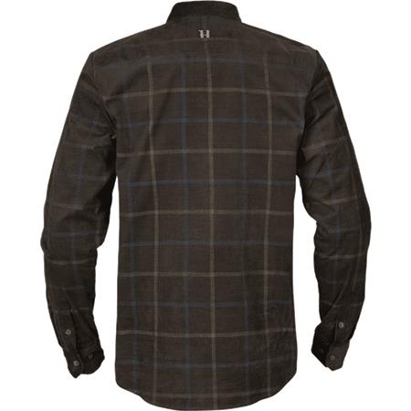 MEN'S LONG SLEEVED-SHIRT HARKILA VELOURS À CARREAUX KALDFJORD