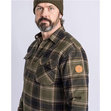 MEN'S LONG SLEEVED-SHIRT PINEWOOD FINNVEDEN CHECK PADD