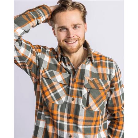 MEN'S LONG SLEEVED-SHIRT PINEWOOD LAPPLAND ROUGH FLANNEL