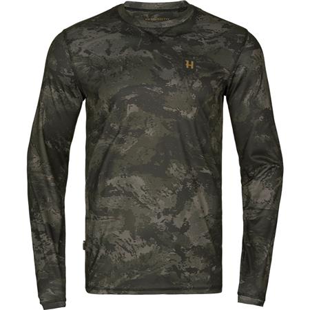 Men's Long-Sleeved T-Shirt Harkila Noctyx Camo L/S