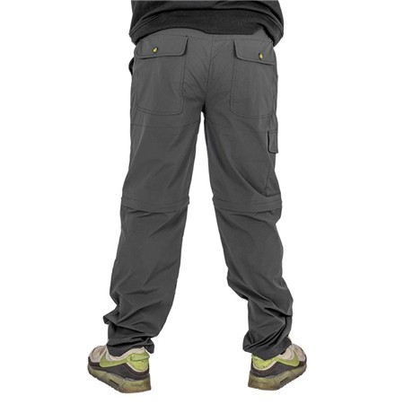 MEN'S PANTS BLACK CAT ZIP-OFF TROUSERS - GRAY