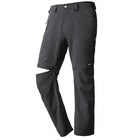 MEN'S PANTS GEOFF ANDERSON ZIPZONE LIGHT - BLACK