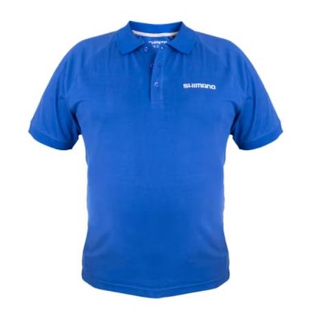 Men's Polo Shimano Wear Short Sleeve Polo - Bleu