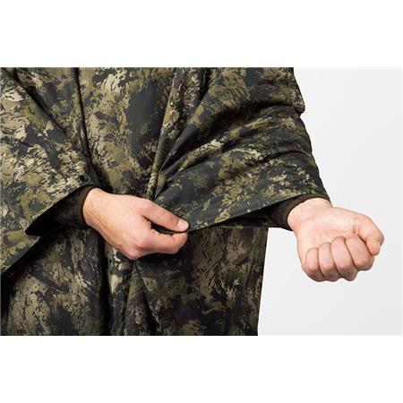 MEN'S PONCHO SEELAND TAXUS CAMO RAIN