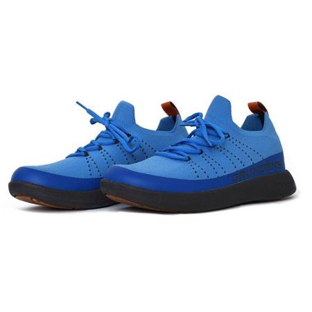 Men's Shoes - Blue Grundéns Sea Knit Boat - Bleu