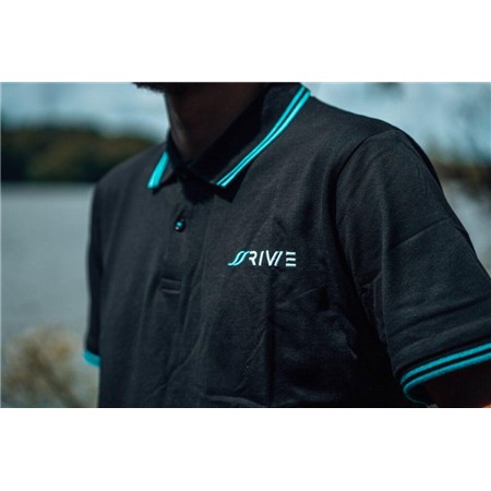 MEN'S SHORT-SLEEVE POLO RIVE - BLACK