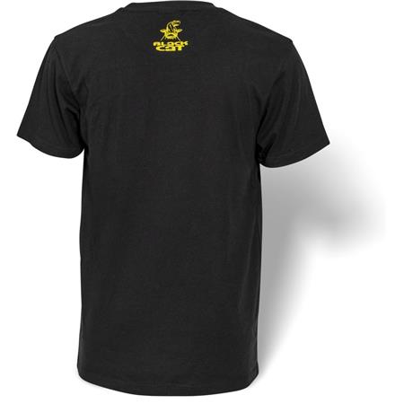 MEN'S SHORT SLEEVE T-SHIRT BLACK CAT SHIRT - NOIR