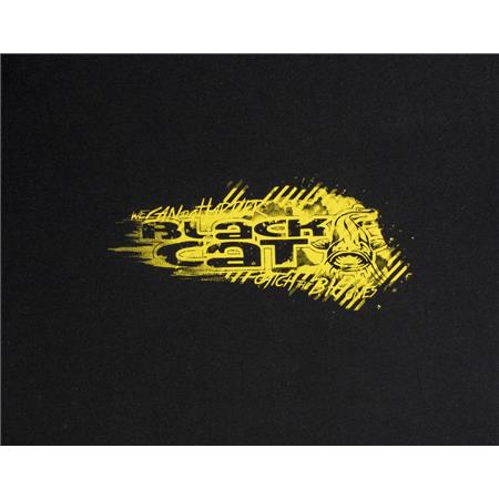 MEN'S SHORT SLEEVE T-SHIRT BLACK CAT SHIRT - NOIR